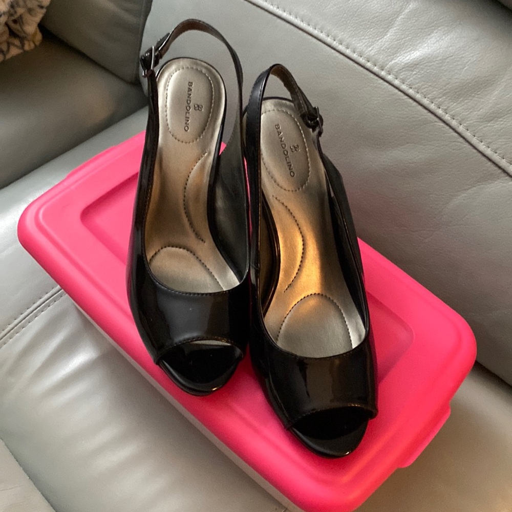 Black Patent Heels